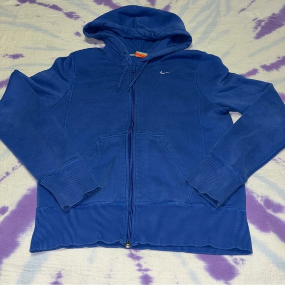 Nike Other - Vintage Nike “The Athletic Department” Full Front Zip Hooded Fleece Jacket Small